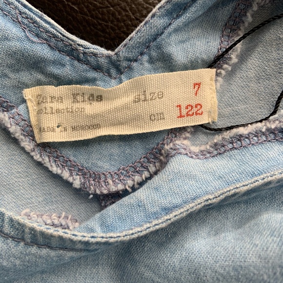 New!Zara Kids Denim Dress - Picture 5 of 5